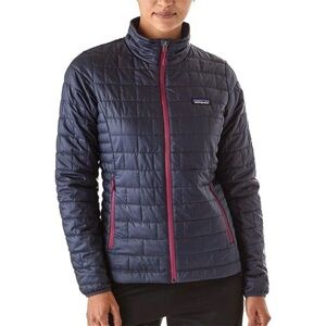 Patagonia Women’s Nano Puff Jacket Sz S In Smolder Blue